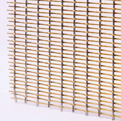 Brass Anodizing Architectural Metal Mesh Fabric Untuk Aplikasi Filtrasi