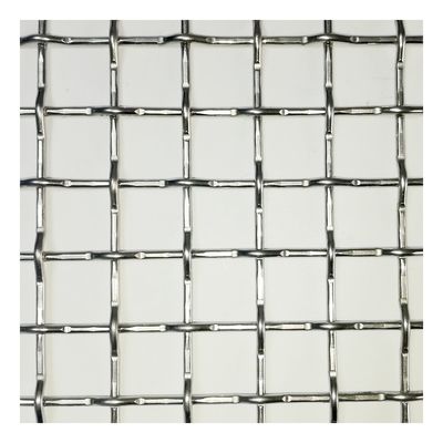 Galvanized stainless steel terkunci Crimp Wire Mesh Karton Pengemasan 2,5mm Dia