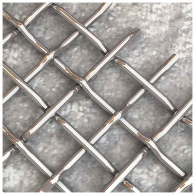OEM stainless steel lock crimp wire mesh untuk aplikasi industri