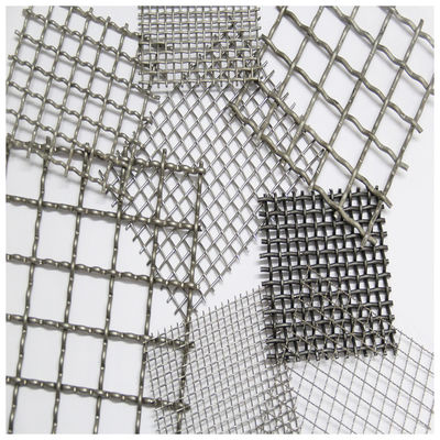 OEM stainless steel lock crimp wire mesh untuk aplikasi industri