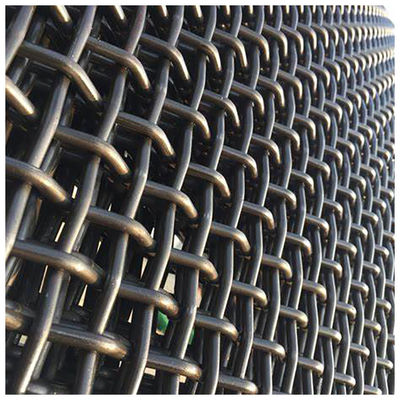 Lock Steel Crimped Wire Mesh 0,5m-2,5m Lebar 30m Panjang Galvanis