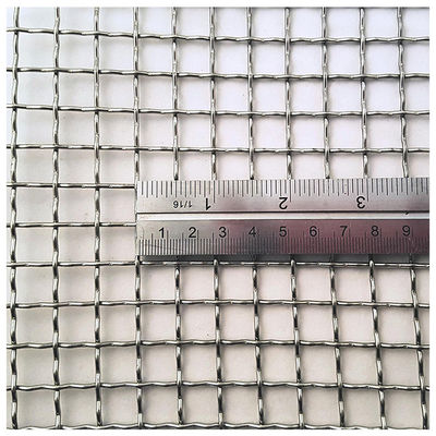 Galvanized stainless steel terkunci Crimp Wire Mesh Karton Pengemasan 2,5mm Dia