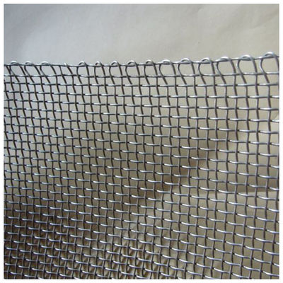 Pvc dilapisi 0,5mm Dia Lock Crimp Wire Mesh Baja tahan karat