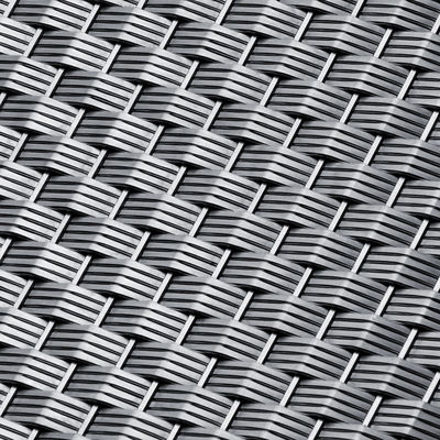 Panel logam tenunan baja galvanis Diameter kawat 0,5 mm-6 mm