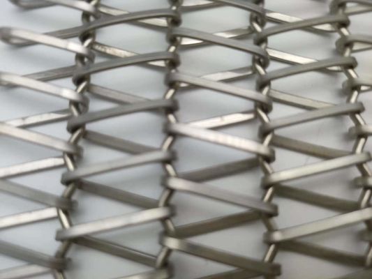 Baja tahan karat 304 Spiral Wire Cloth Mesh Untuk Aplikasi Ruang Interior