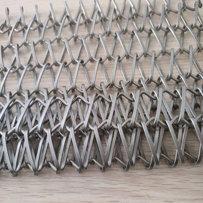 Warna utama PVC dilapisi spiral Wire Mesh Kuat tahan lama
