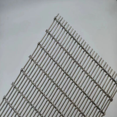 Baja tahan karat 400Mesh Interior Wire Mesh Twill Weave Untuk Tirai Pemisah