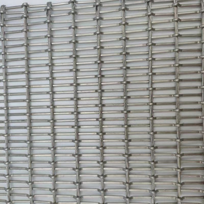 Baja tahan karat 400Mesh Interior Wire Mesh Twill Weave Untuk Tirai Pemisah