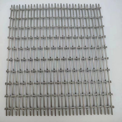 Baja tahan karat 400Mesh Interior Wire Mesh Twill Weave Untuk Tirai Pemisah