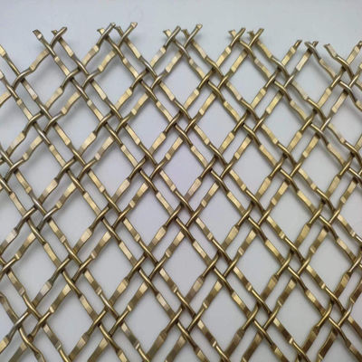 400 Mesh Pvd Gold Metal Mesh Dekoratif Untuk Aplikasi Komersial