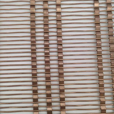 Tembaga Warna Baja Kawat Hias Kawat Mesh Screen PVC dilapisi