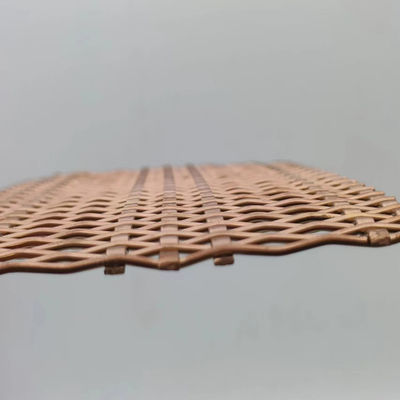 Tembaga Warna Baja Kawat Hias Kawat Mesh Screen PVC dilapisi