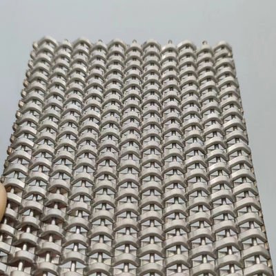 Dekoratif 2mesh Interior Wire Mesh 0,5-2m Untuk kabin lift