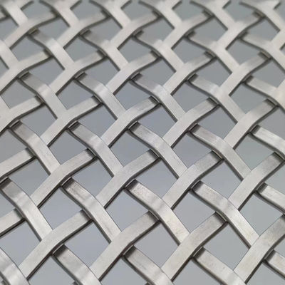 Gaya Modern Interior Wire Mesh Flat stainless steel untuk melindungi pagar