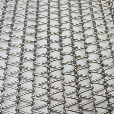 Customized Color Steel Spiral Wire Mesh Panjang 1m-50m Untuk Dekorasi