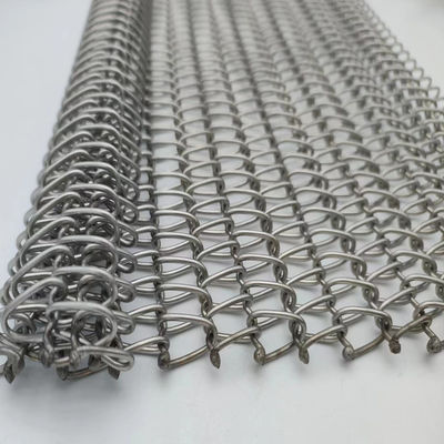 Bentuk kawat spiral yang saling terikat Ukuran 2mm-20mm Baja tahan karat warna khusus