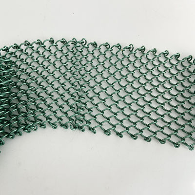 Iso Anodizing Metal Chain Curtain Dengan Ukuran Lubang yang Disesuaikan