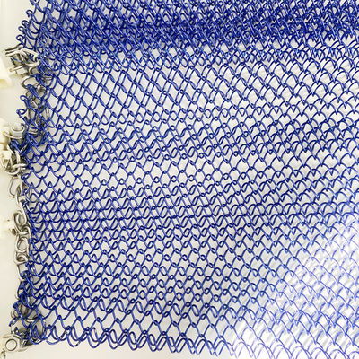 Perunggu Bulat Anodizing Metal Coil Drapery Menyediakan Privasi Dan Dekorasi