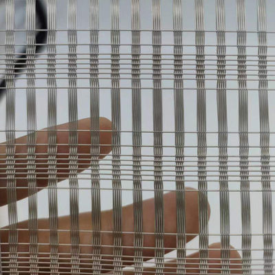 Laminasi Kaca Metal Mesh yang dapat disesuaikan Tahan suhu tinggi