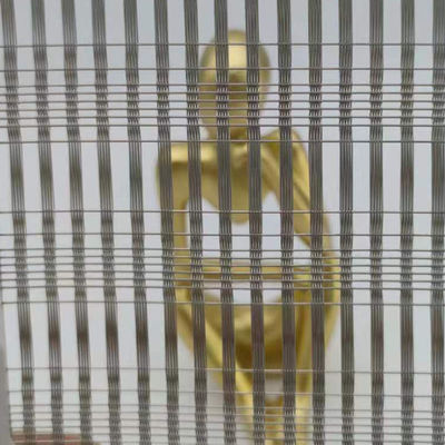Laminasi Kaca Metal Mesh yang dapat disesuaikan Tahan suhu tinggi