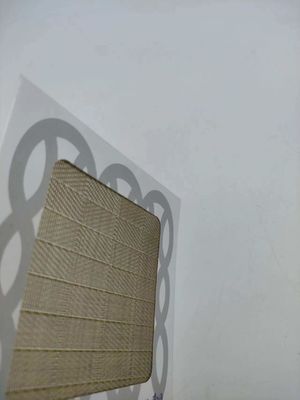 0.6mm Ketebalan Laminated Glass Metal Mesh Dekoratif Untuk Industri