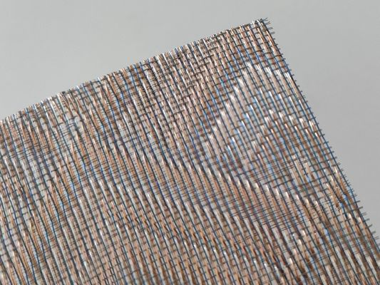 0.8mm Ketebalan Laminated Mesh Kaca Pvdf Lapisan Untuk Industri