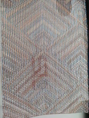 0.8mm Ketebalan Laminated Mesh Kaca Pvdf Lapisan Untuk Industri