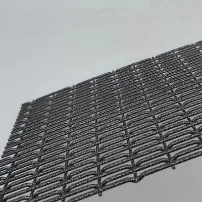 High Strength Arsitektur Metal Mesh Plain Weave Style Polishing