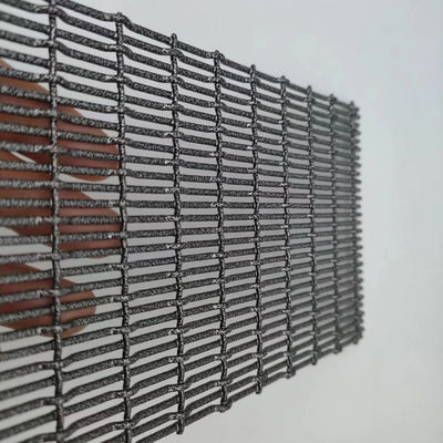 High Strength Arsitektur Metal Mesh Plain Weave Style Polishing