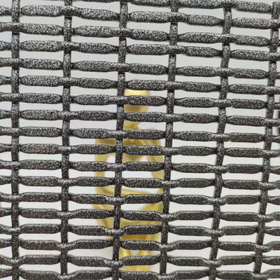 High Strength Arsitektur Metal Mesh Plain Weave Style Polishing