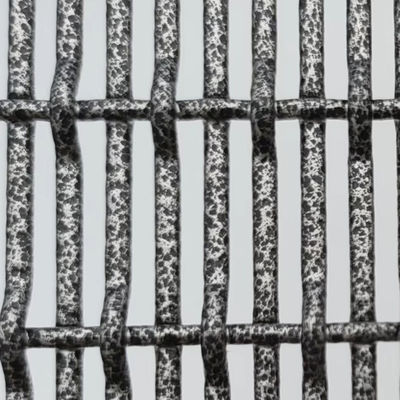High Strength Arsitektur Metal Mesh Plain Weave Style Polishing