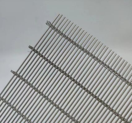 Arsitektur persegi Metal Mesh Fleksibel Lukisan Warna Disesuaikan Untuk Tirai Ruangan