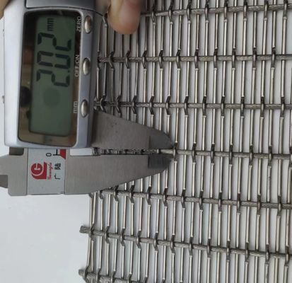 Anoding Coating Lightweight Flexible Metal Mesh Fabric Square