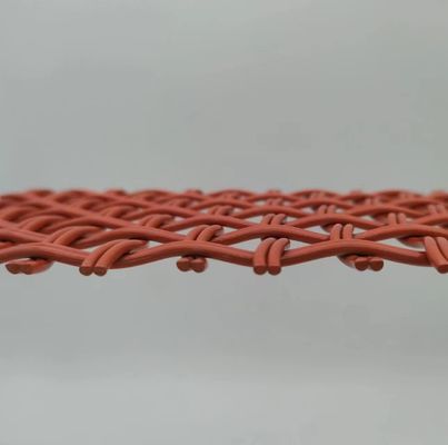Oranye 5mm Arsitektur stainless steel Wire Mesh Lebar 0,6m-2,4m