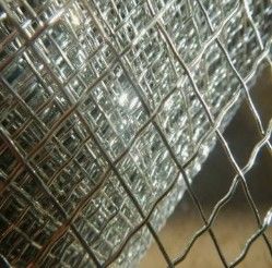 Dekorasi Lansekap Jaring Wire Woven Crimped Lebar 0,5m-2,5m Jenis tenun
