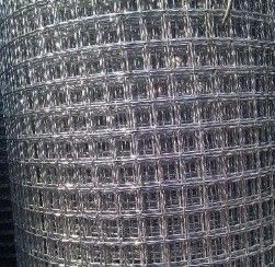 Dekorasi Lansekap Jaring Wire Woven Crimped Lebar 0,5m-2,5m Jenis tenun