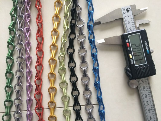 Aluminium Customisable Chain Fly Screen Dengan Rel Dan Fittings Lainnya