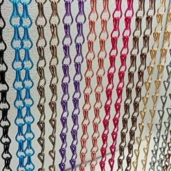 Ukuran Standar 90x210cm Rantai Link Screen Curtain Kinerja Superior
