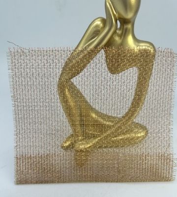 Fleksibilitas Tinggi Dekoratif Woven Wire Mesh Untuk Langit-langit Arsitektur