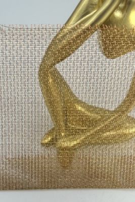Fleksibilitas Tinggi Dekoratif Woven Wire Mesh Untuk Langit-langit Arsitektur