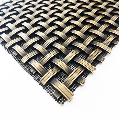 2-6mm Mesh Size Metal Grilles Dekoratif Dalam Bentuk Lubang Kuadrat
