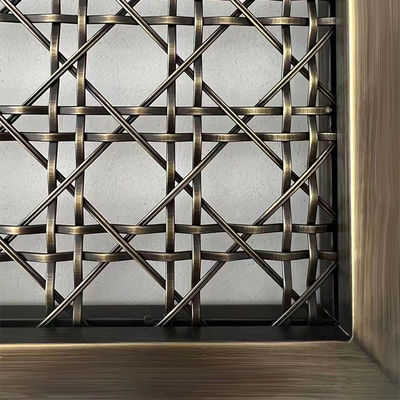 Meningkatkan Desain Interior Dekoratif Metal Grill Mesh Eco Friendly Twill Weave