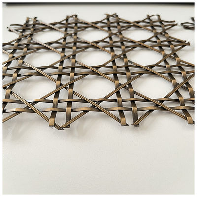 Upgrade Desain Interior Dekoratif Wire Mesh Grilles Pilihan yang sempurna Dengan Diameter Weft 1mm-5mm