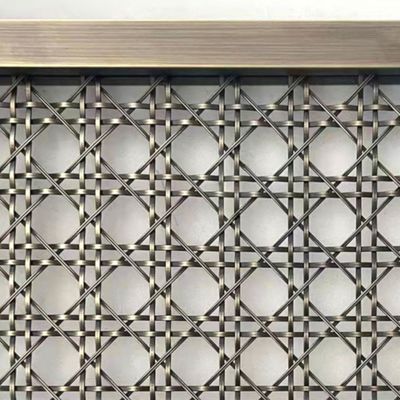 Upgrade Desain Interior Dekoratif Wire Mesh Grilles Pilihan yang sempurna Dengan Diameter Weft 1mm-5mm