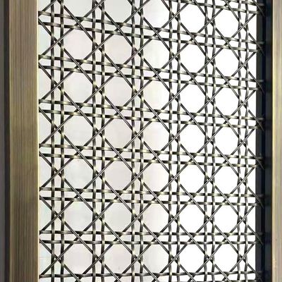Upgrade Desain Interior Dekoratif Wire Mesh Grilles Pilihan yang sempurna Dengan Diameter Weft 1mm-5mm