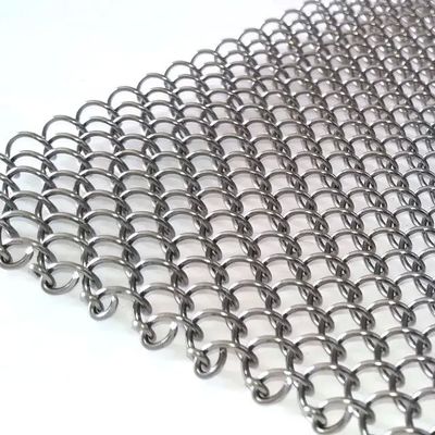 5mm Wire Diameter Spiral Mesh Belt Sertifikat ISO9001 Panjang 1m-36m Lebar 6m