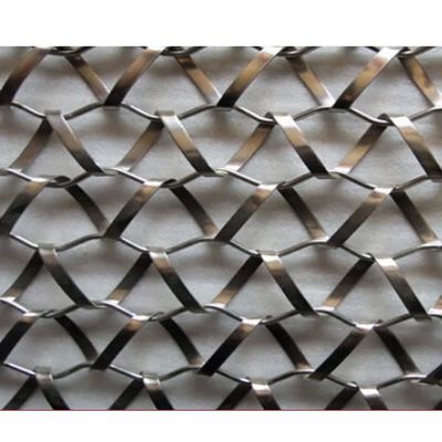 0.5mm-2.0mm Wire Diameter Spiral Wire Mesh Dengan Sertifikat SGS / Lebar 0.5m-2.0m