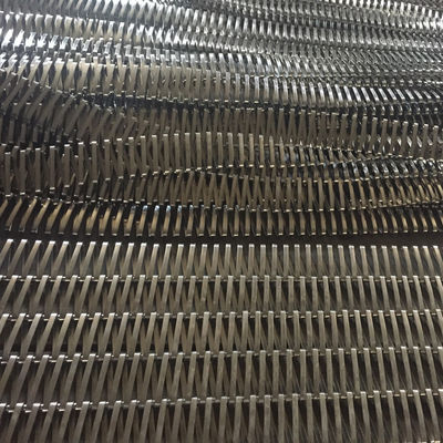 5mm Wire Diameter Spiral Mesh Belt Sertifikat ISO9001 Panjang 1m-36m Lebar 6m