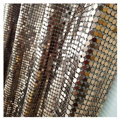 Kain Sequin Logam tahan lama dengan Diameter Kawat yang Dapat Dikustomisasi 2-7mm