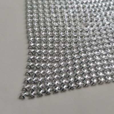 Dekoratif Cladding Metal Aluminium Sequins Oil Resistant Metal Mesh Garment